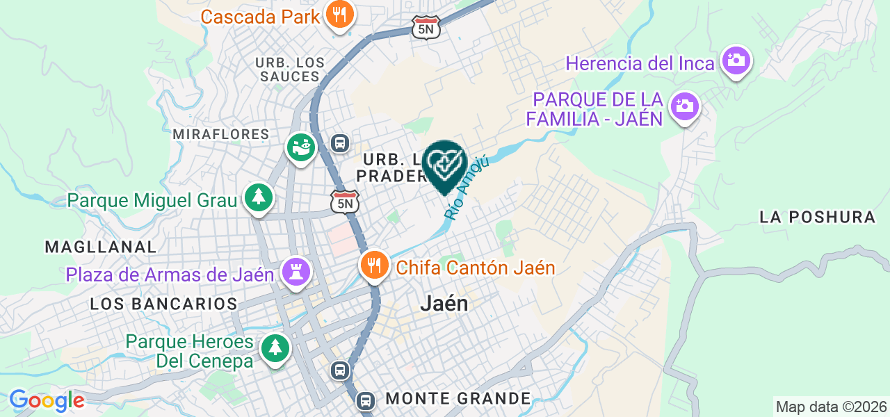 Mapa de Centro Medico Especializado Cadilab