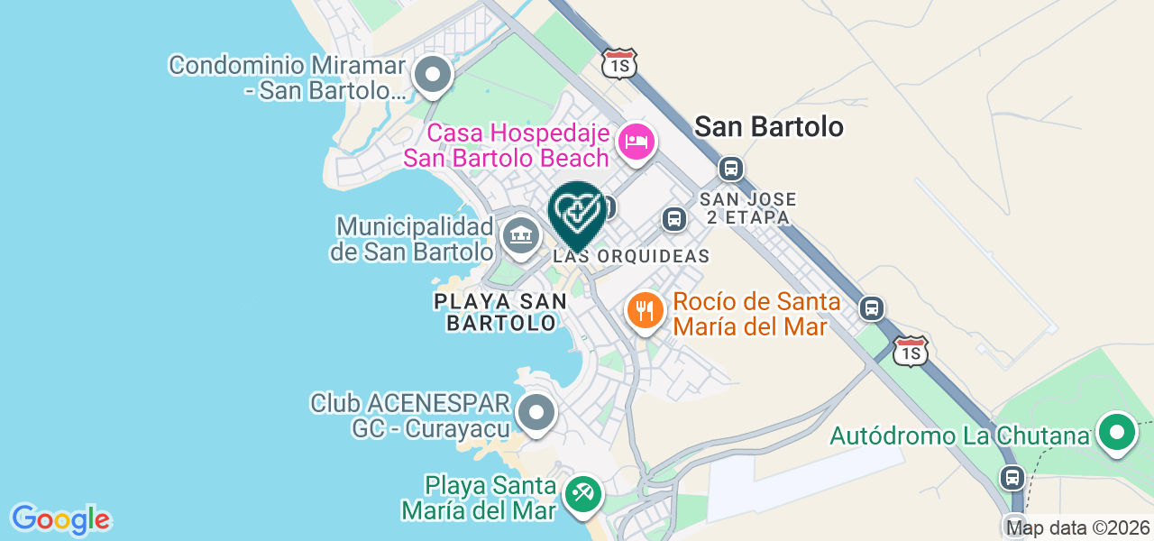 Mapa de Consultorio Odontologico "oralfamilia
