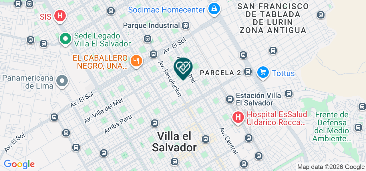 Mapa de Odontosalud V.e.s