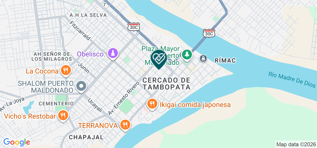 Mapa de Especializado R y F