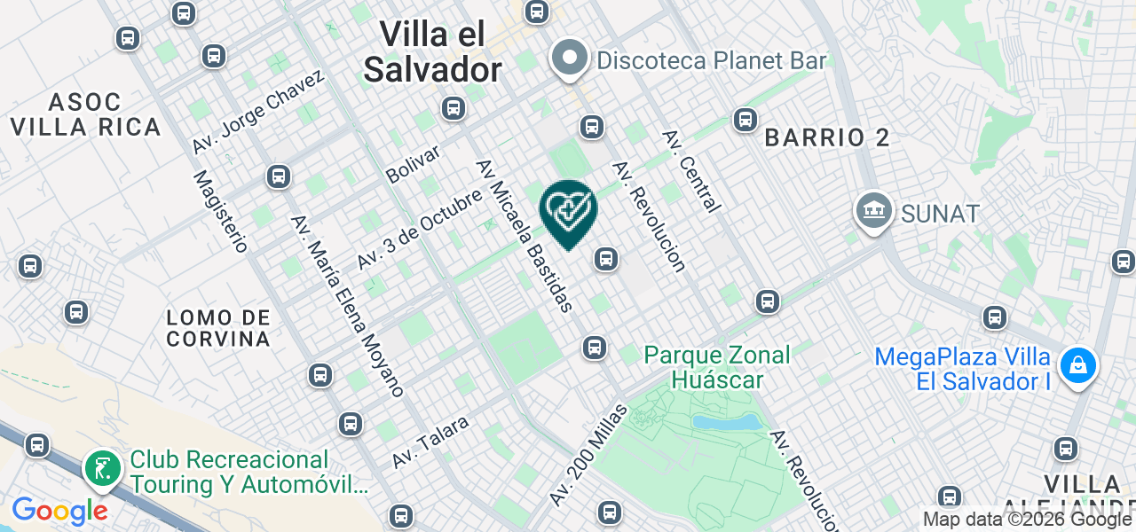 Mapa de Consultorio Dental Elisdan