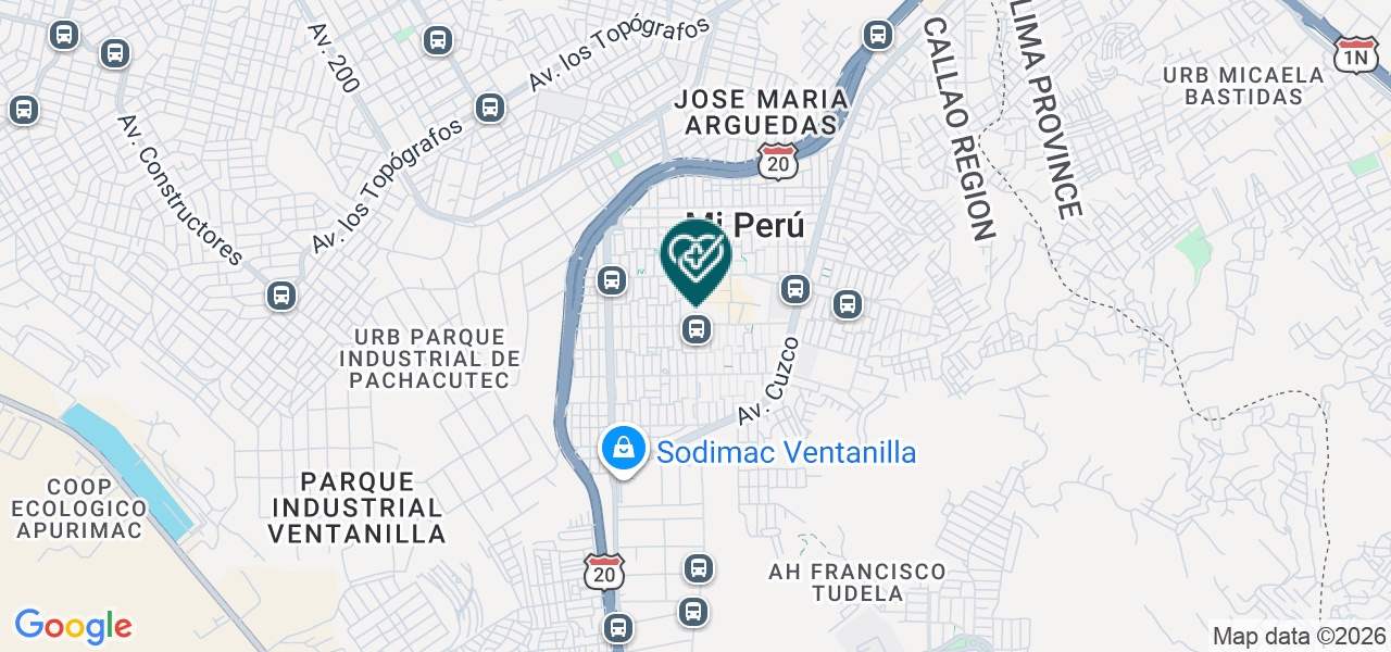 Mapa de Dental Peru