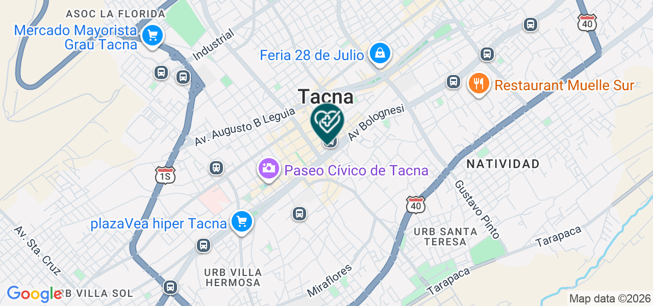 Mapa de Centro Odontologico Villanueva