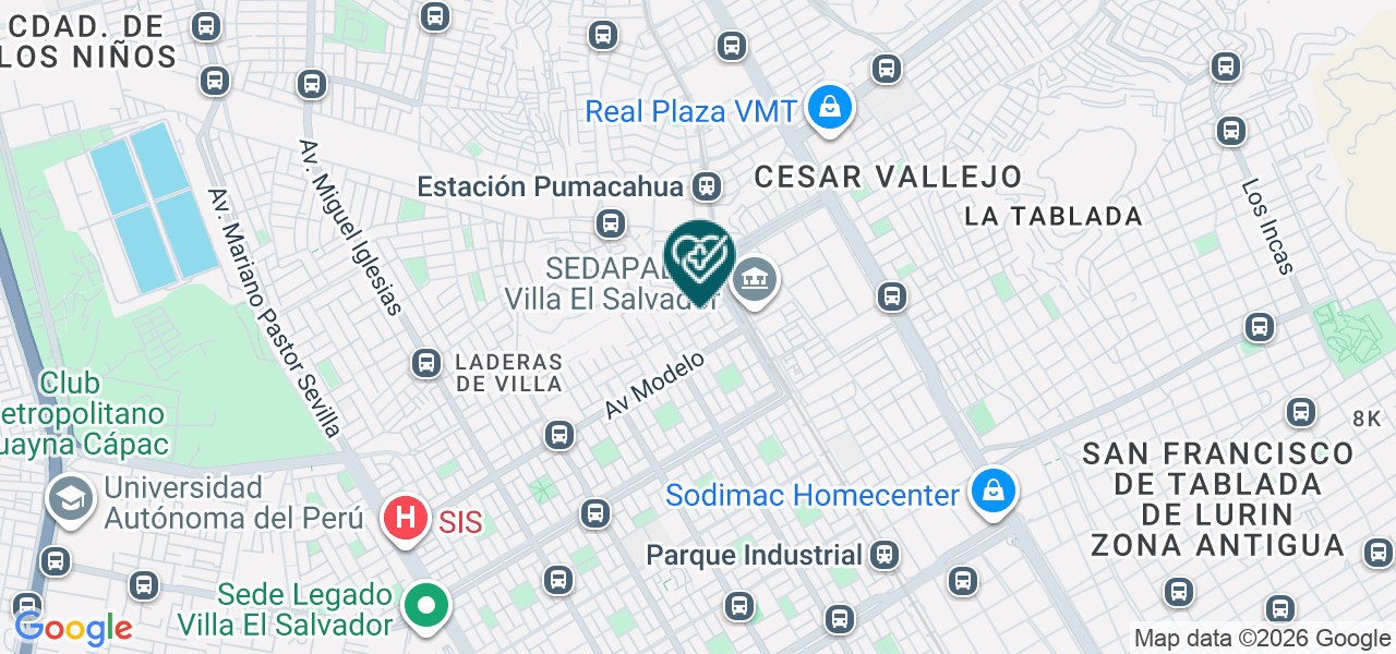 Mapa de Consultorio Médico - Especializado " Dr. Alfredo Ramos