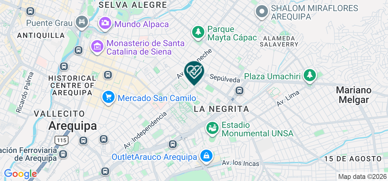 Mapa de Clinica Euroamericana