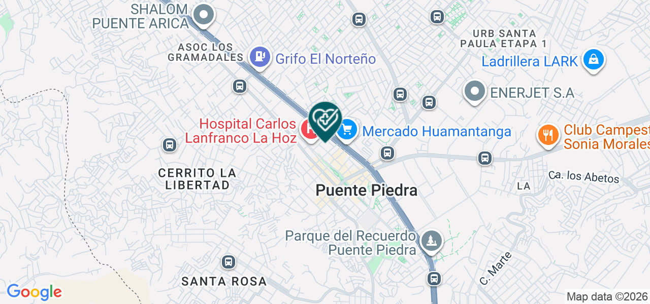 Mapa de Consultorio Medico Adriano