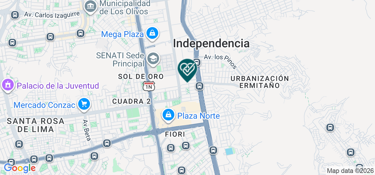 Mapa de Dentimed