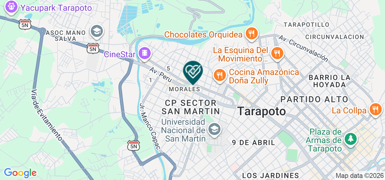 Mapa de Consultorio Odontologico de Prevencion y Rehabilitacion Integral Odonto Vip