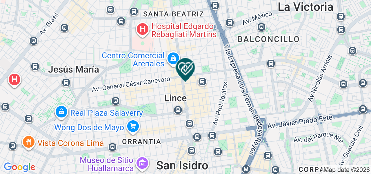 Mapa de Art Medicderm