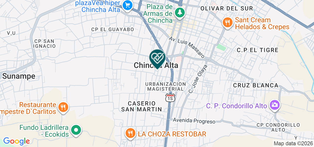Mapa de Cardiocentro E.rebagliatti