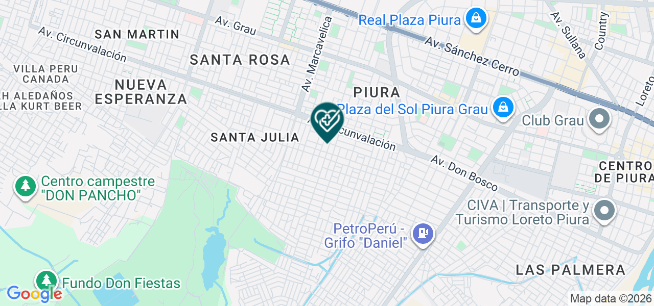 Mapa de Centro Médico & Estético Dra. Pilar Cevallos