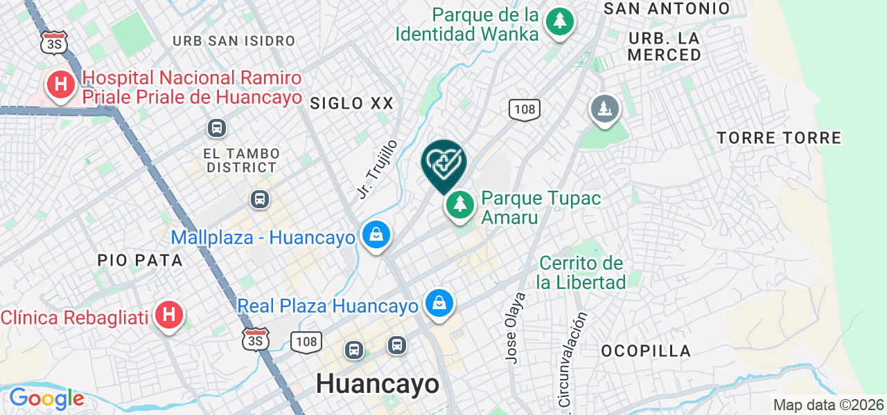 Mapa de Centro de Diagnóstico por Imagenes Yabaja