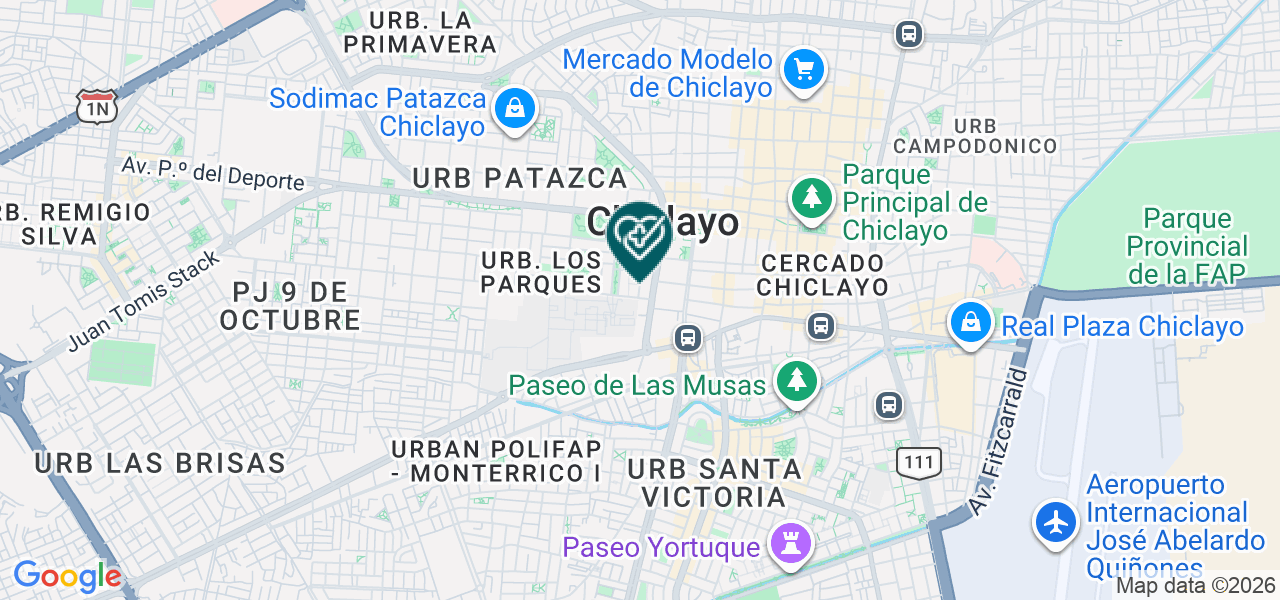 Mapa de Soluciones Medicas Puerto Pizarro