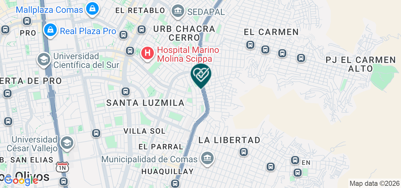 Mapa de Consultorio Dental Cv