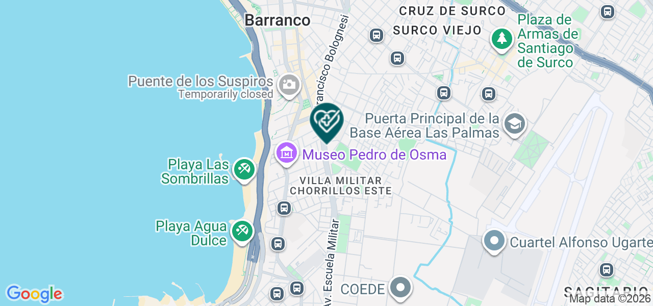 Mapa de Oav Laboratorios
