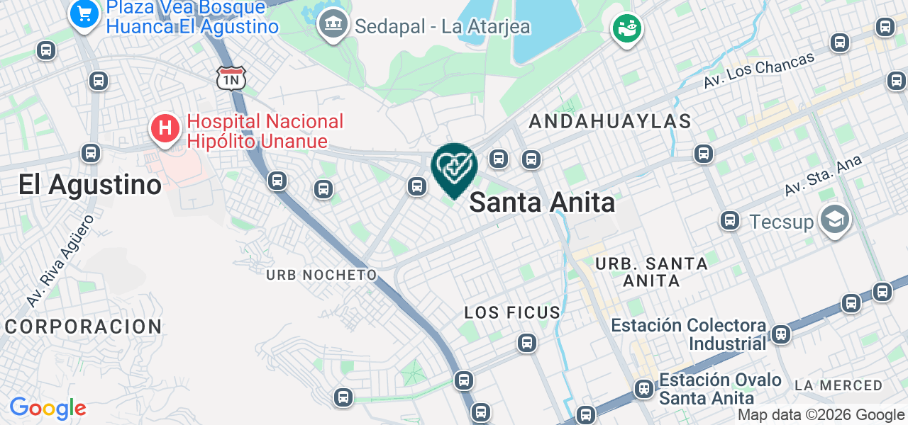 Mapa de Consultorio Medico Salud Universal