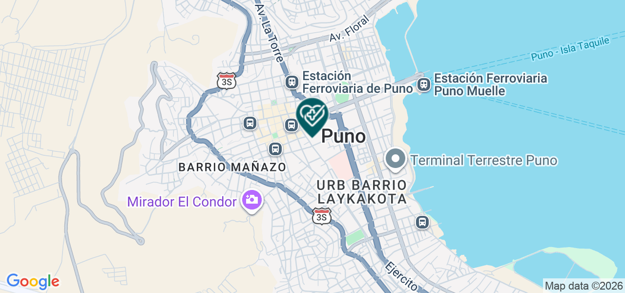 Mapa de Centro Medico Wiñay