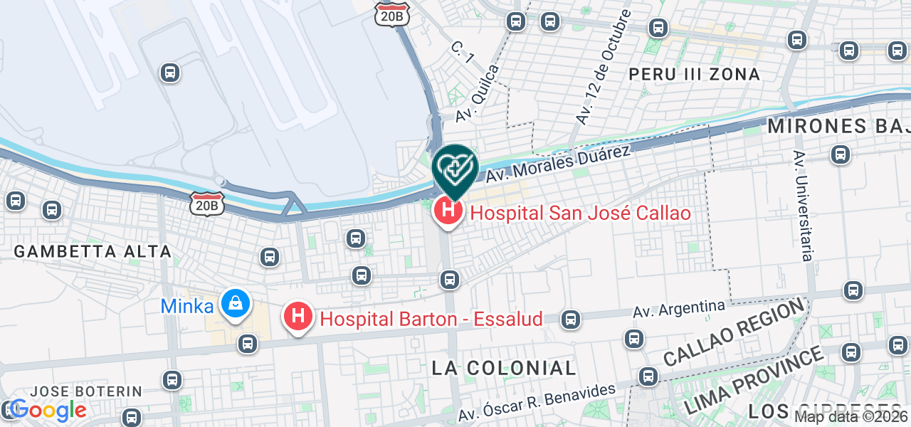 Mapa de Medilife Consultorio