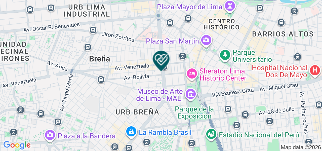 Mapa de Natural Vital Consultorio Medico