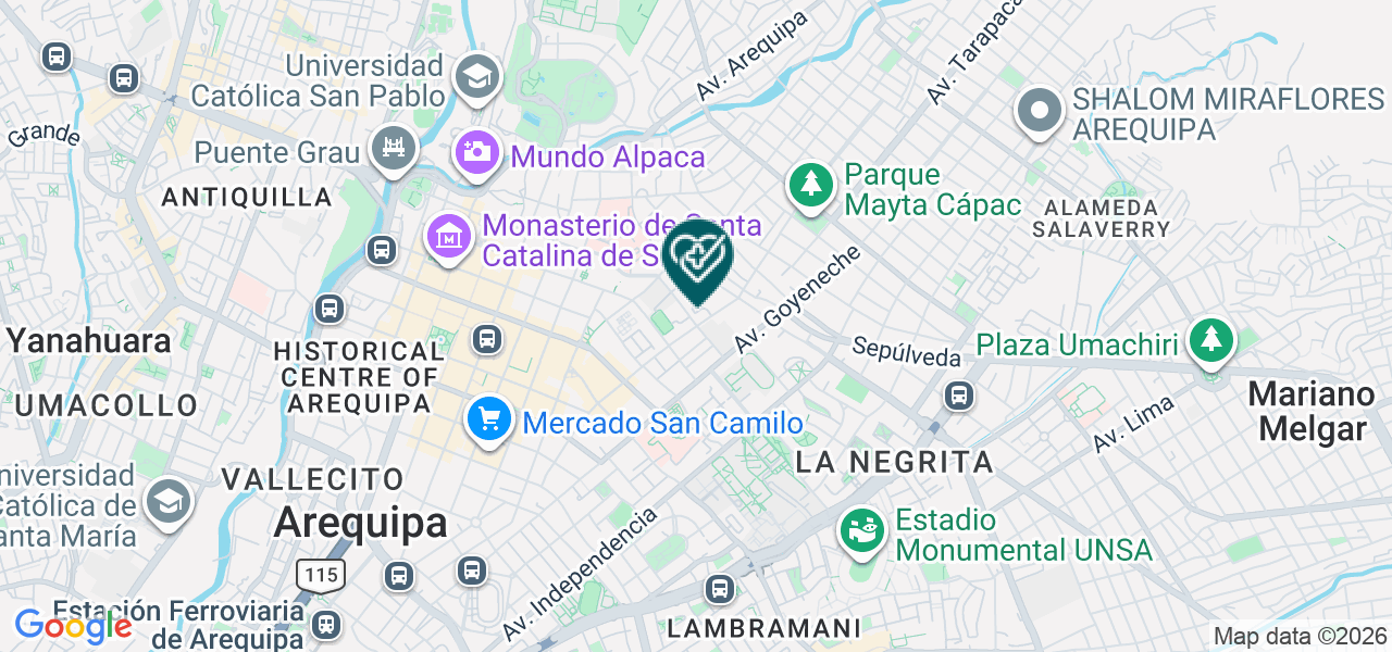 Mapa de Consultorio Odontológico Brest Javier Paucar Montesinos