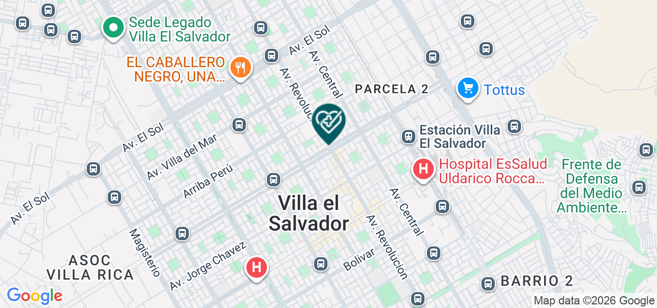 Mapa de Dental Identical Villa el Salvador Ii