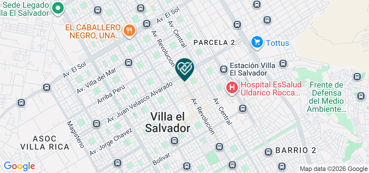 Mapa de Consultorio Dental de la Roca