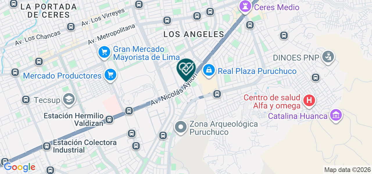 Mapa de Policlinico Valencia