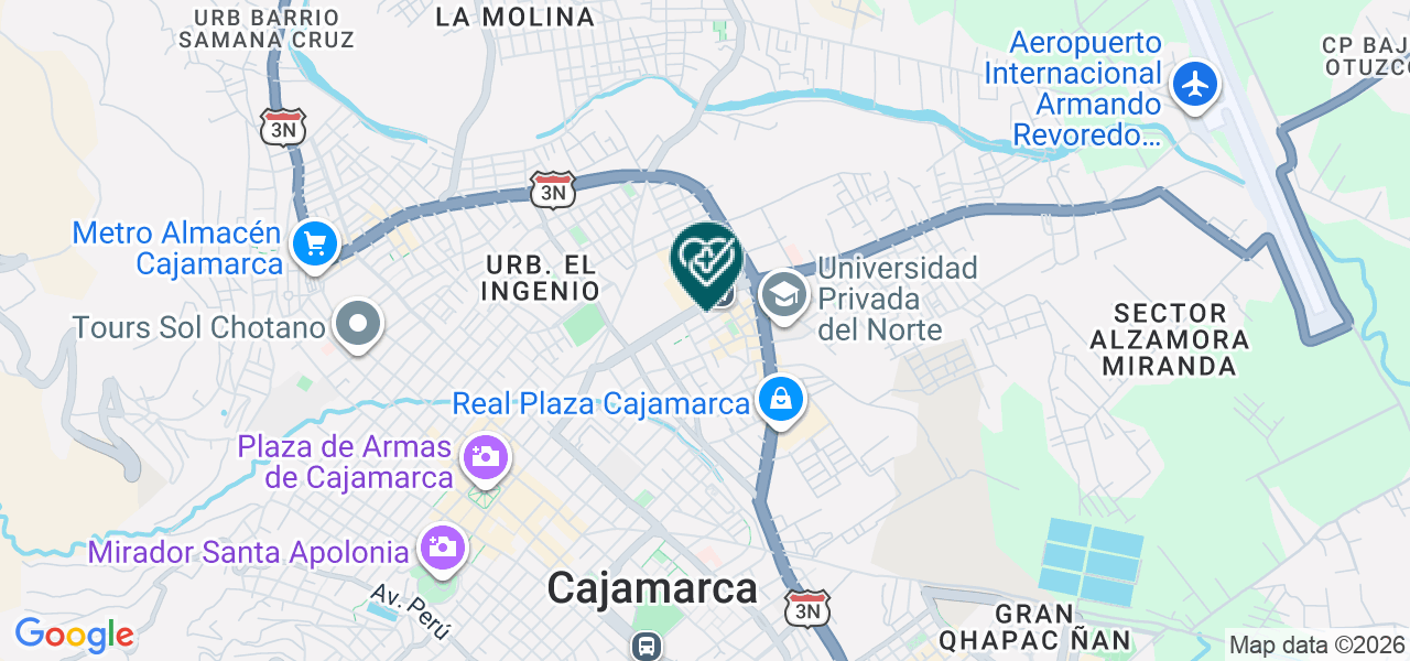Mapa de Centro Médico Capilar Perfection