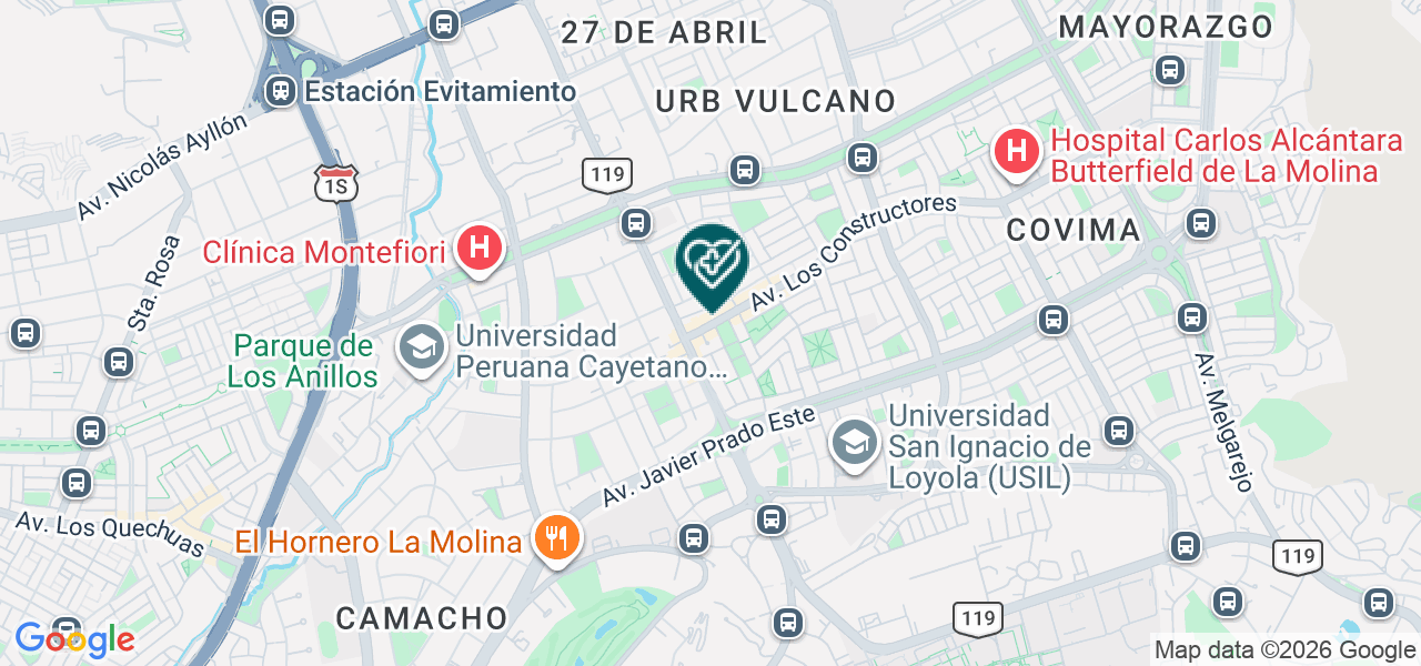 Mapa de Dra. Pepita Albarracin Dermatologia