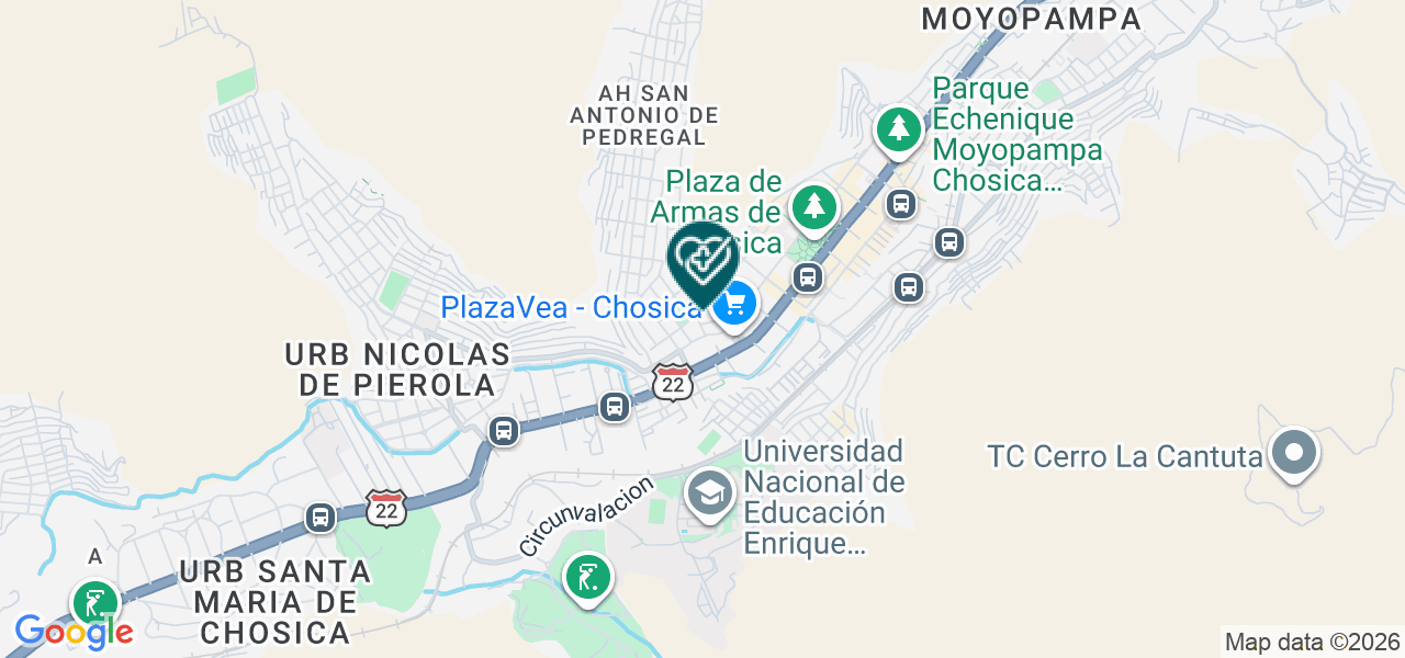 Mapa de Policlinico Sertava