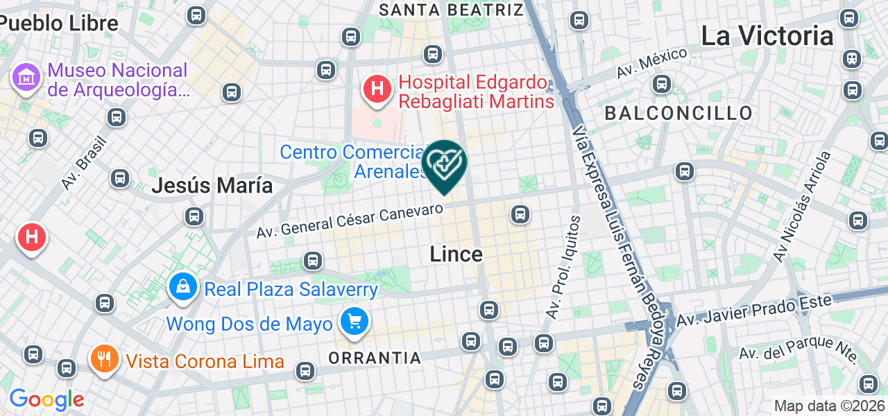 Mapa de A y C Dental Center