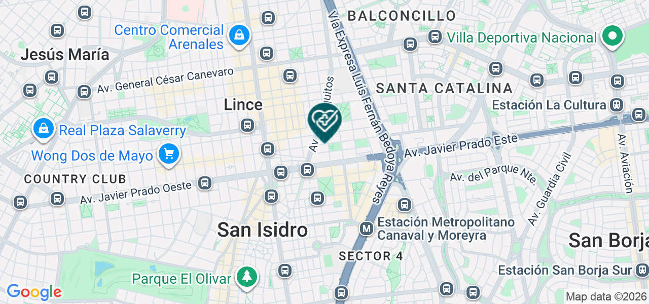 Mapa de Centro de Rehabilitacion Mefire
