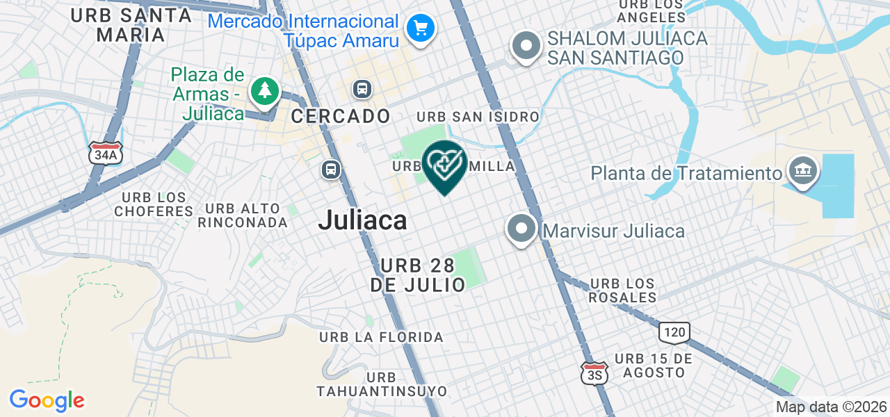 Mapa de Vigpro Salud
