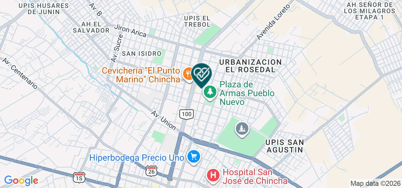 Mapa de Centro Medico Rehabilitacion Integral Dra. Carolina Muñoz
