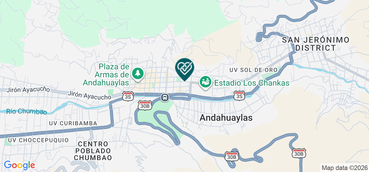 Mapa de Policlinico "san Luis
