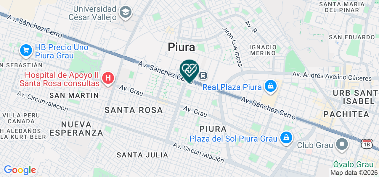 Mapa de Clinica Dental Mistica