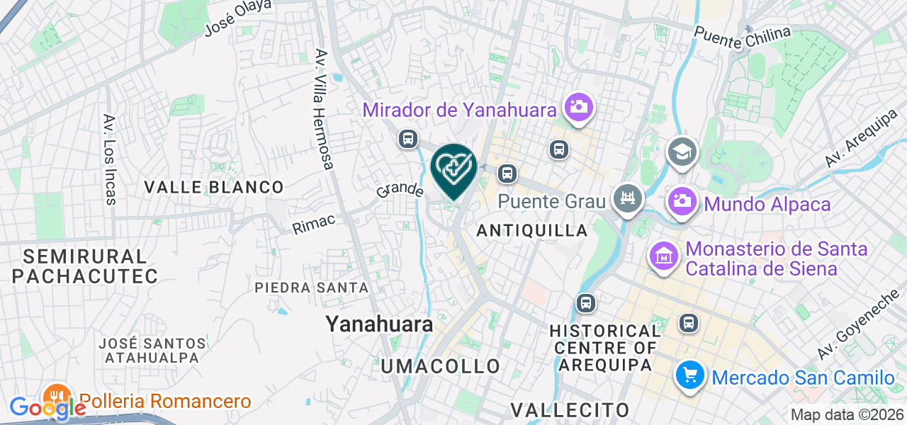 Mapa de Consultorio Concepto Piel Dermaclinic