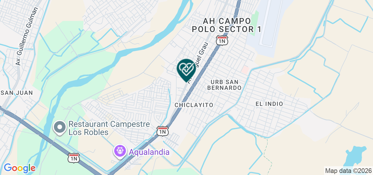 Mapa de Clinica Madre del Perpetuo Socorro