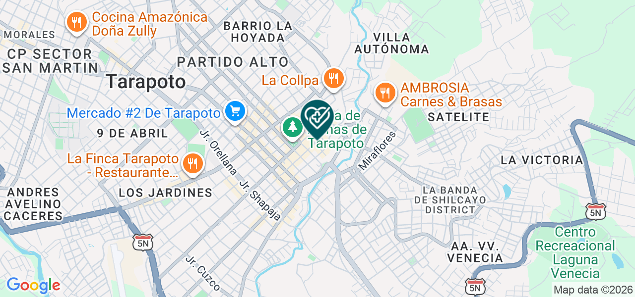 Mapa de Consultorio Dental Liz