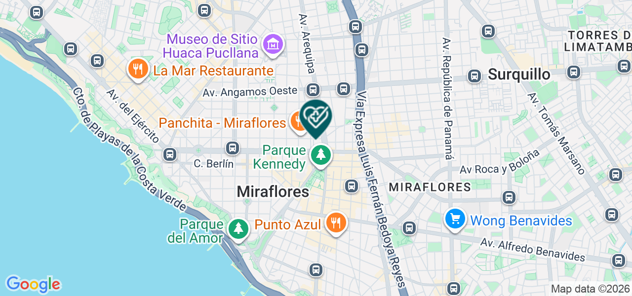 Mapa de Capilea Lima