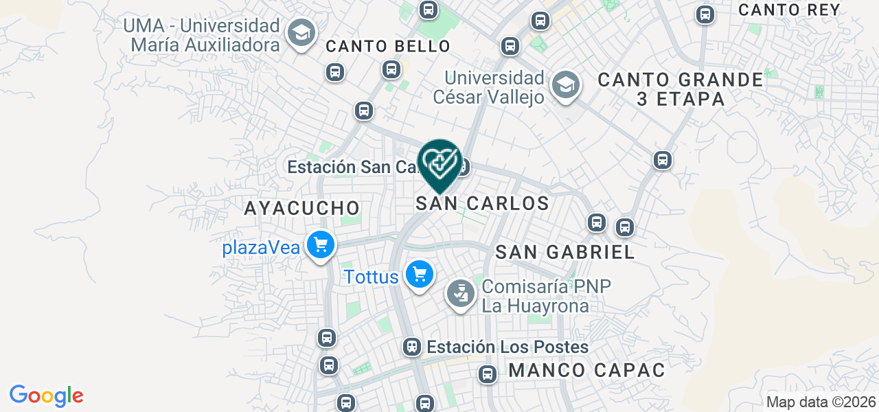 Mapa de Velufem Medic