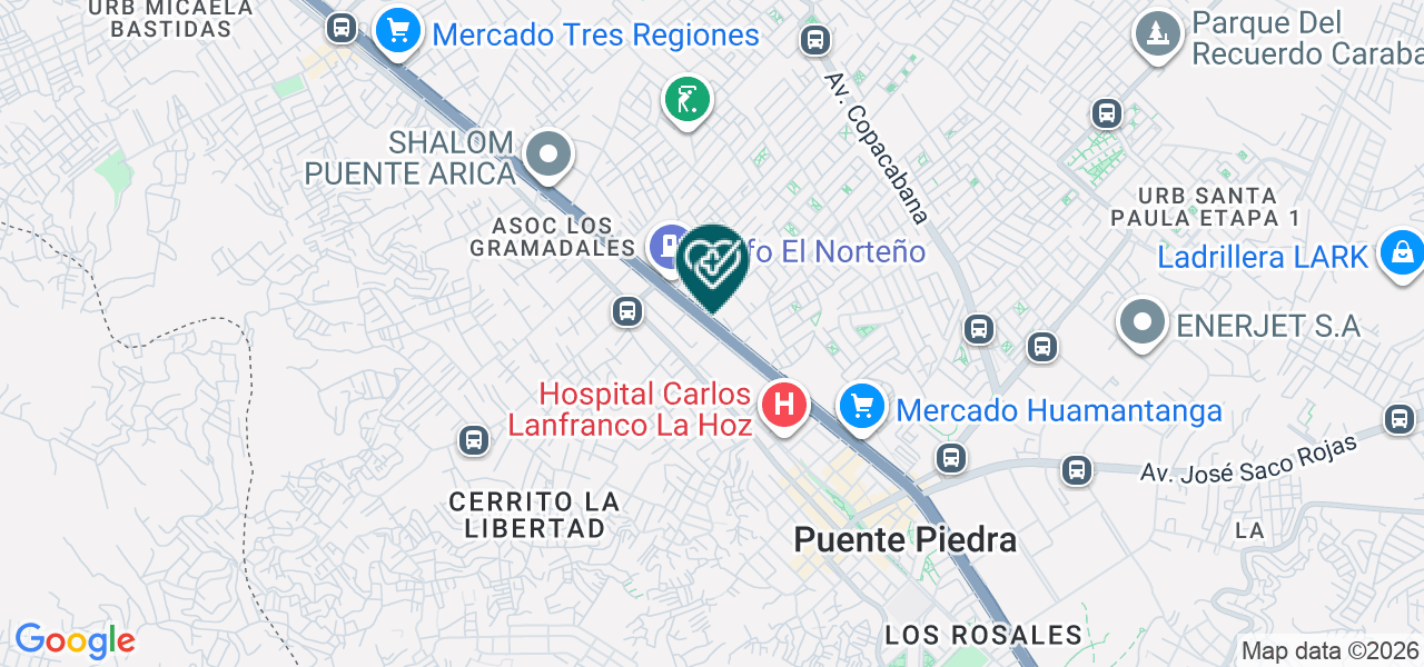 Mapa de Medic Vial & Salud E.I.R.L.