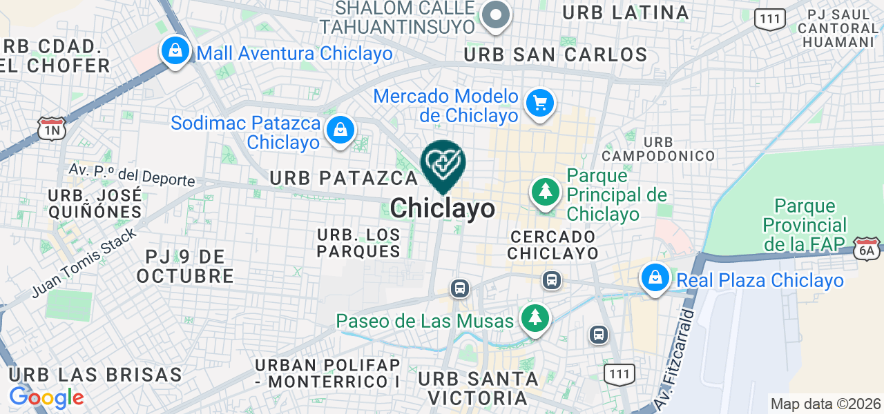 Mapa de Clinica Dental el Cubano SRL