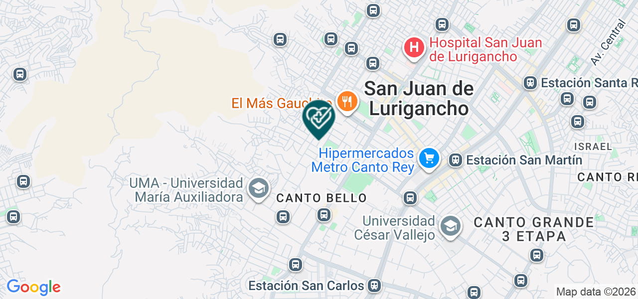 Mapa de Gamadent