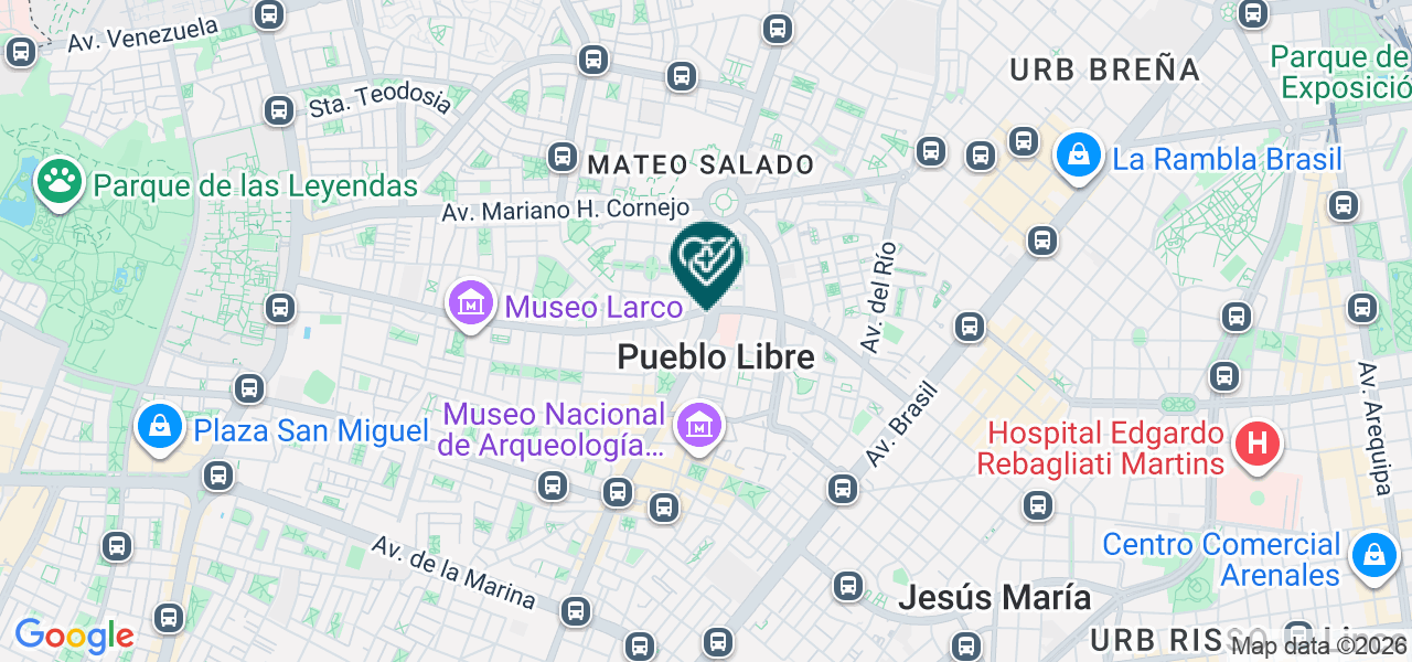 Mapa de Fisioprime