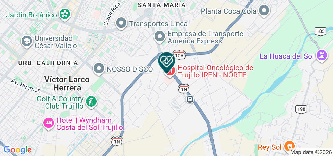 Mapa de Oncorad SAC