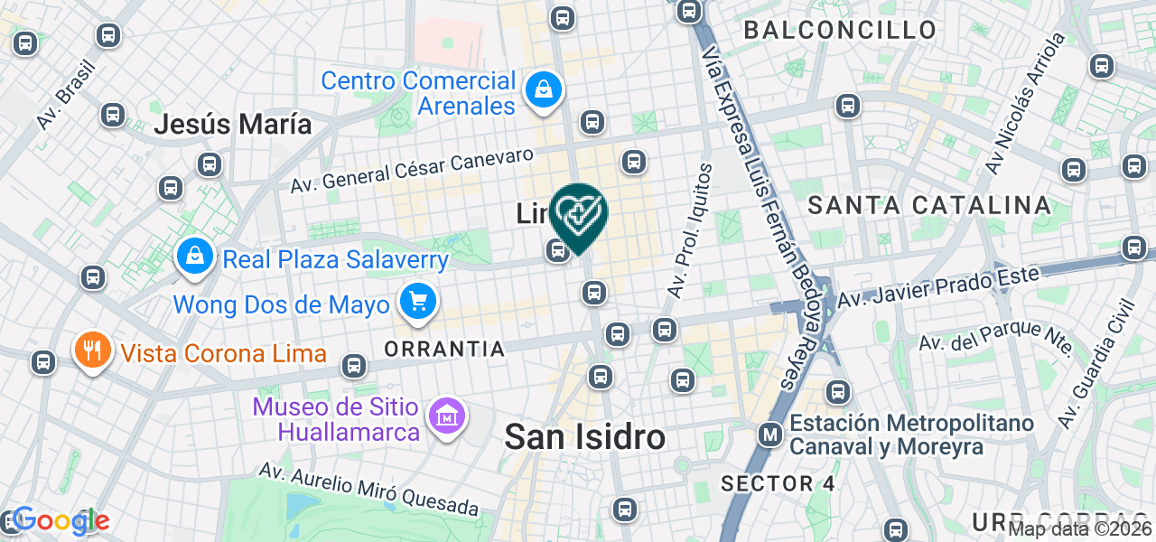 Mapa de Iplf - Instituto Peruano Laser de Frenillos