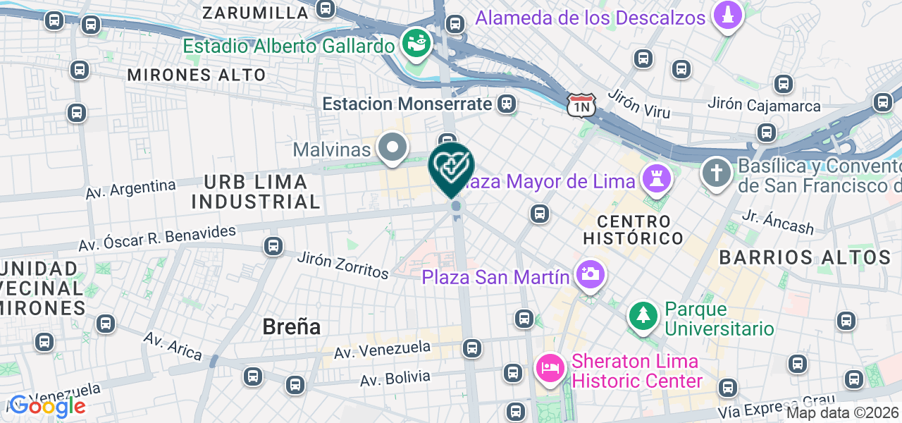 Mapa de Consultorio Jampimedic