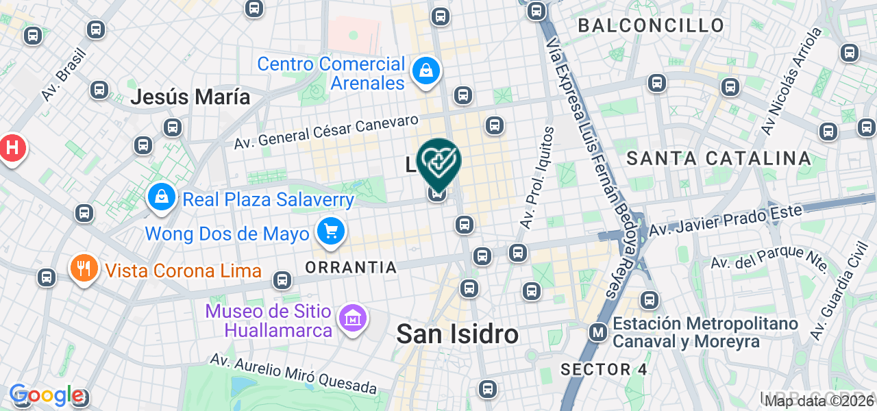 Mapa de Corposano