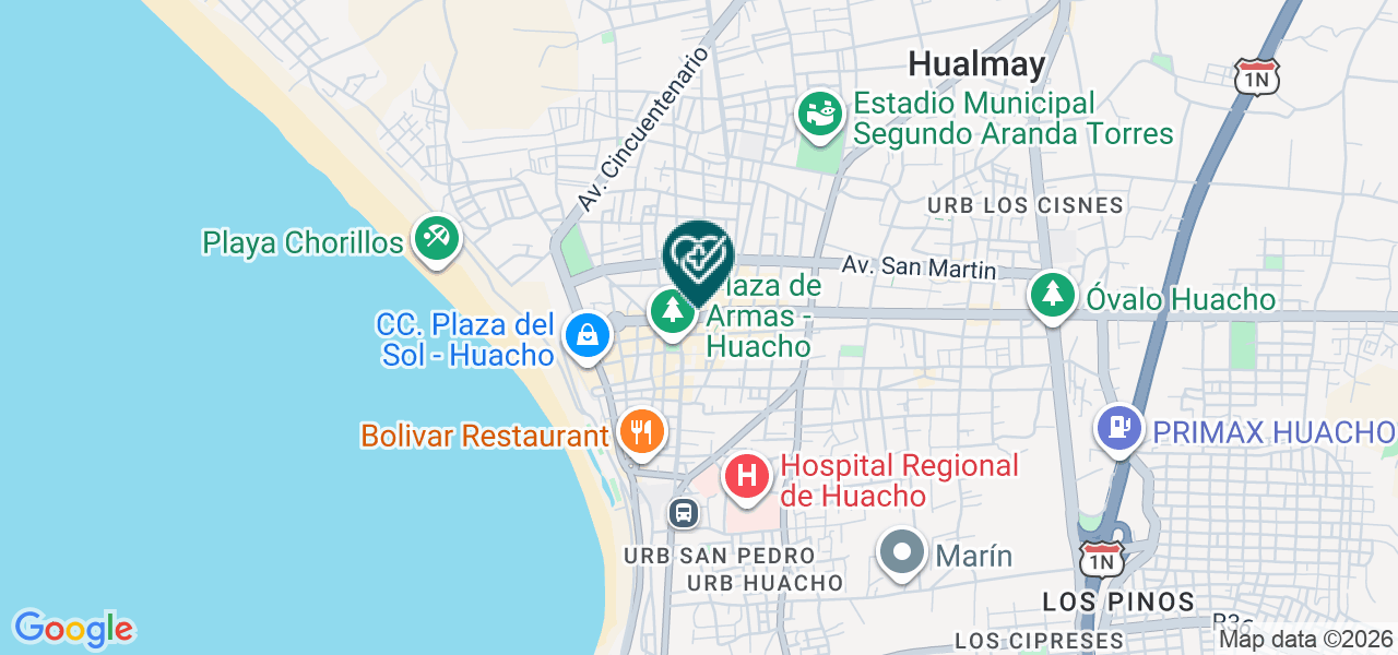 Mapa de Mi Dentista Jr